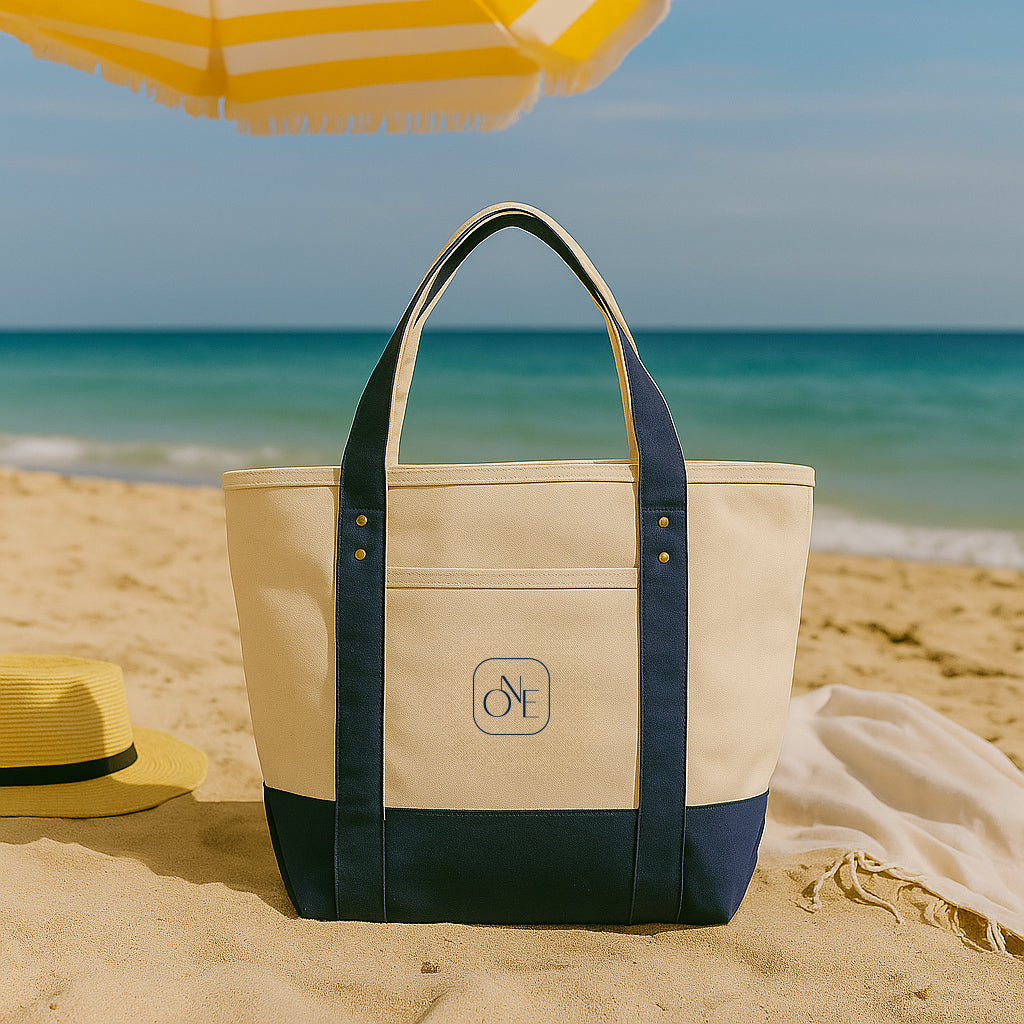 Newport Cotton Zippered Tote