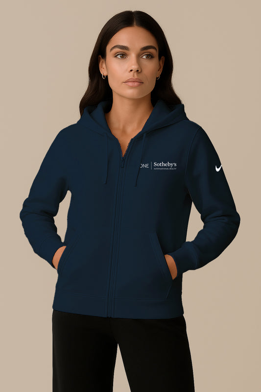 Nike Club Women's Fleece Sleeve Swoosh Full-Zip Hoodie